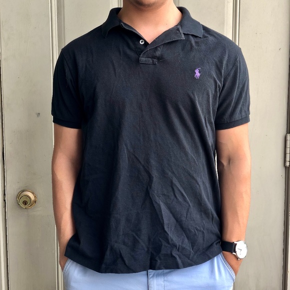 Polo Ralph Lauren Other - Polo by Ralph Lauren custom fit large black shirt